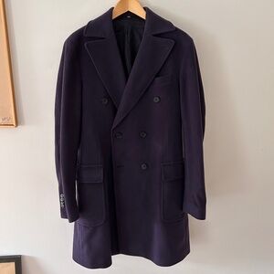 Sir of Sweden navy polo coat